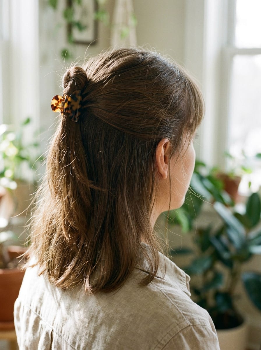Claw Clip für feines Haar - Claw Clip Frisur